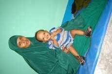Nimo, with brace