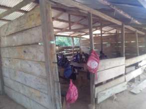 shed has no windows to keep out the rain and wind