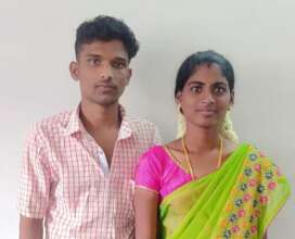 Samu and his fiancee