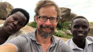 Members of the Ngora Research Team on a break