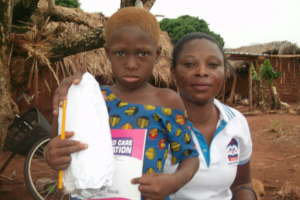 donation of clothes and teaching & learning  Mat.