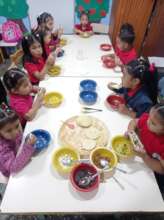 Children during Breakfast