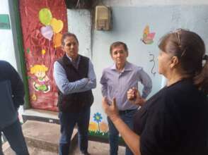 FOF Directors with the Principal of preschool
