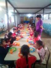 Children Having Breakfast