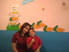 Sara and her daughter Darling Nazareth
