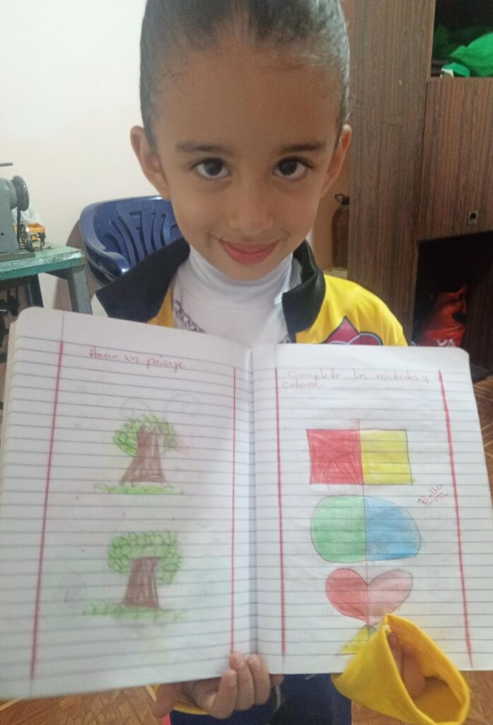 proud of her learning