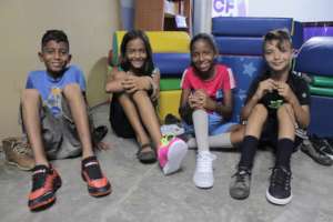 Bringing smiles to the Venezuelan children
