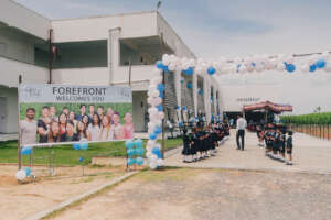 Students welcome FOREFRONT staff to school