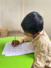 Student Taking Exam