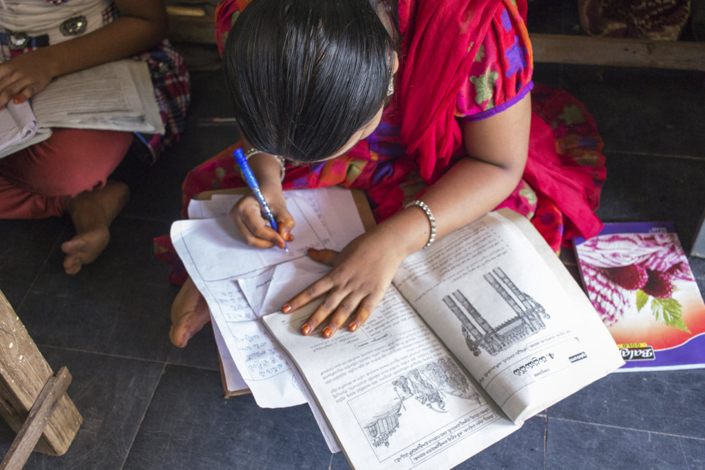 Girl Studying