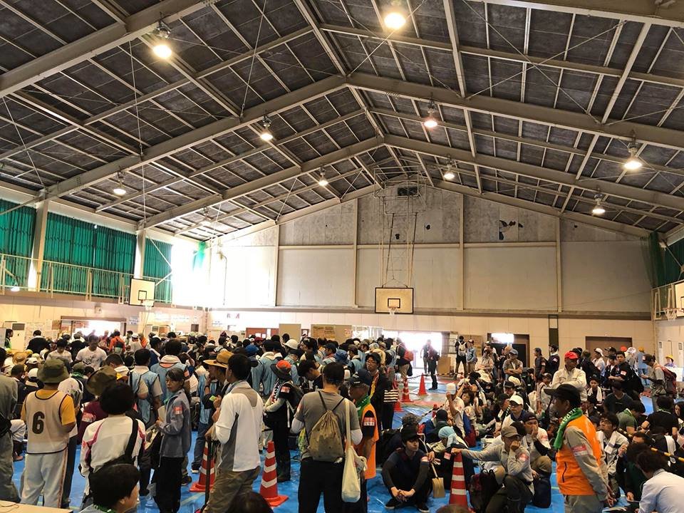 disaster relief volunteer center in Okayama pref.