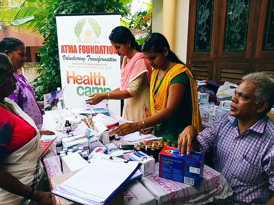 Health Camp & Free Medicines to Flood Victims