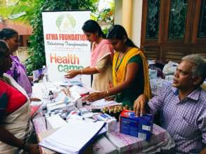 Health Camp & Free Medicines to Flood Victims