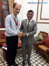 Our CEO with His Excellency Minister Chuon Naron