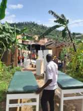 furniture being transported by hand to the HP