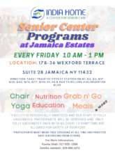 Jamaica Estates Senior Center Flyer