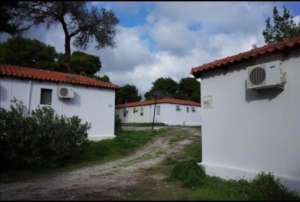 The photo is from the military camp