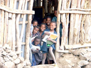 Excitement as the donkey library arrives