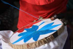 Hand-embroidering