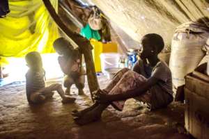 Kids Living in Tents at Bidi Bidi