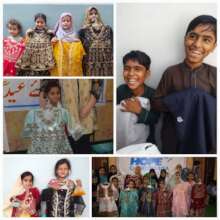 Children Receive New Clothes for Eid