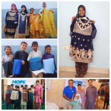 Children Receive Eid Clothes at Iftar Events