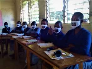 Deaf children in class