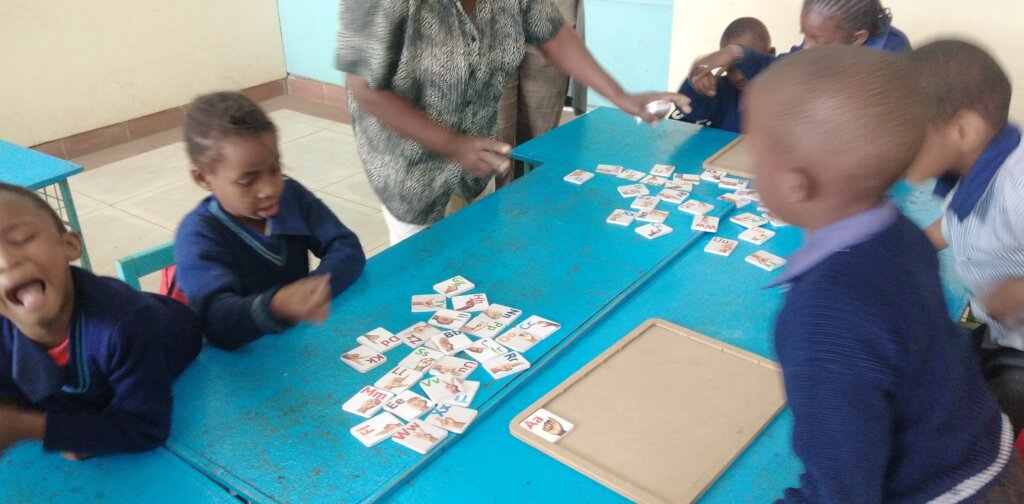 Deaf Children learning through play