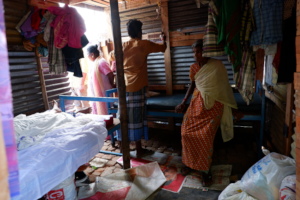 Coat, Bed and Bed Linen distribution at Slum