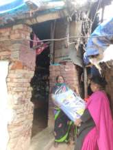 Distribution of Tarpaulin for the flood victim