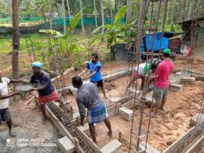 Don Bosco staff helping the labours