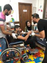 New wheel chairs for the children