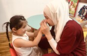 Drawing a smile for disabled children in Bethlehem
