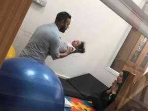 physiotherapy sessions with volunteers