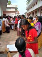 Families  attended  to get relief