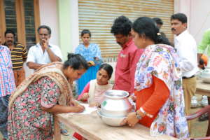 taking signature of beneficiary to receive help