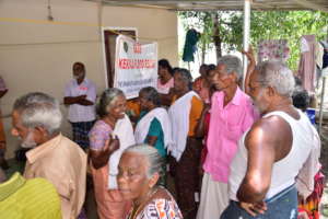 relief camp at word 3 Komorokam