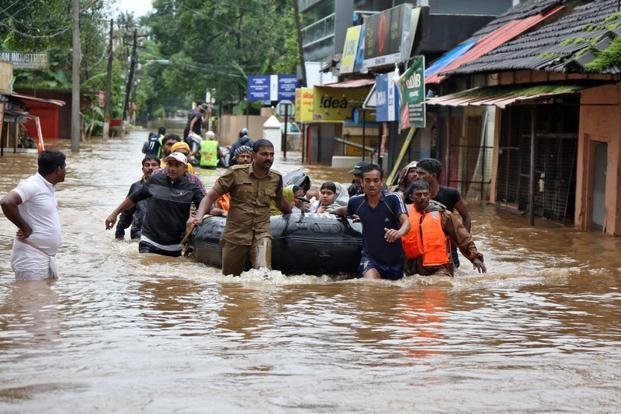 Flood relief for Kerala, India