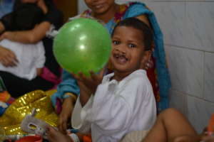 Happy Child before Surgery