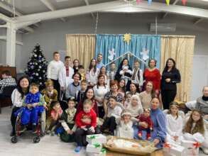 Christmas at Tony Hawks Centre in Moldova