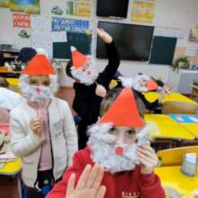 Christmas fun at the Refugee Camp in Ukraine