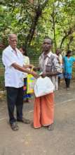 Relief material distribution