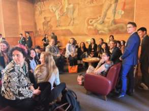 Youth Delegates Speaking with Ambassador