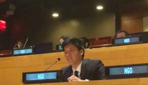 PEAC Youth Delegate Speaking at UN, NYC