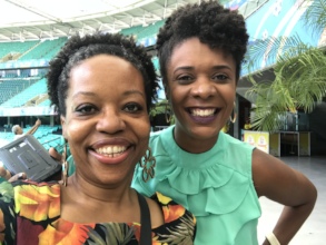Yuniya and Flavia, mentor to entrepreneurs