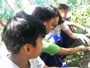 Consulting about seedlings.