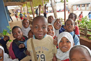 Students at Valley Bridge Primary School, Nairobi