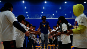 Charmin Smith at the Warriors Live Event