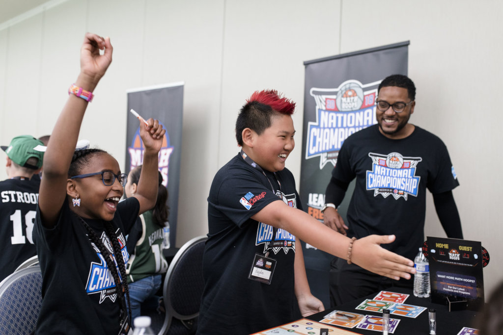 Support Learn Fresh and NBA Math Hoops