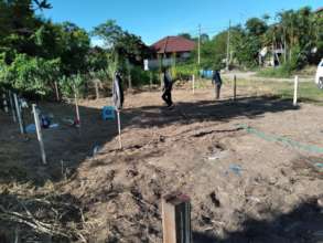 Fencing the plot.
